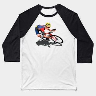 Road cycling bending curve Baseball T-Shirt